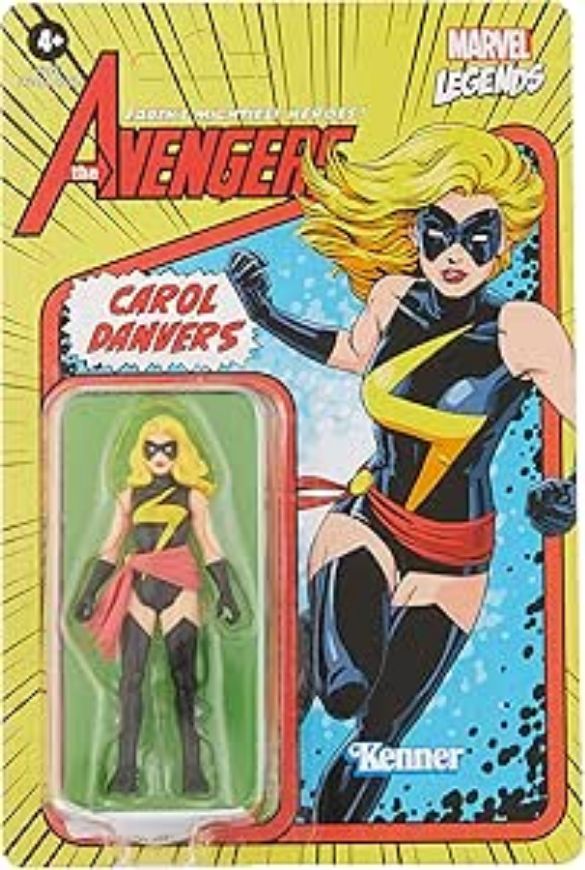 Immagine di AVENGERS CAROL Marvel Carol Danvers Retro Figura 9,5cm Hasbro