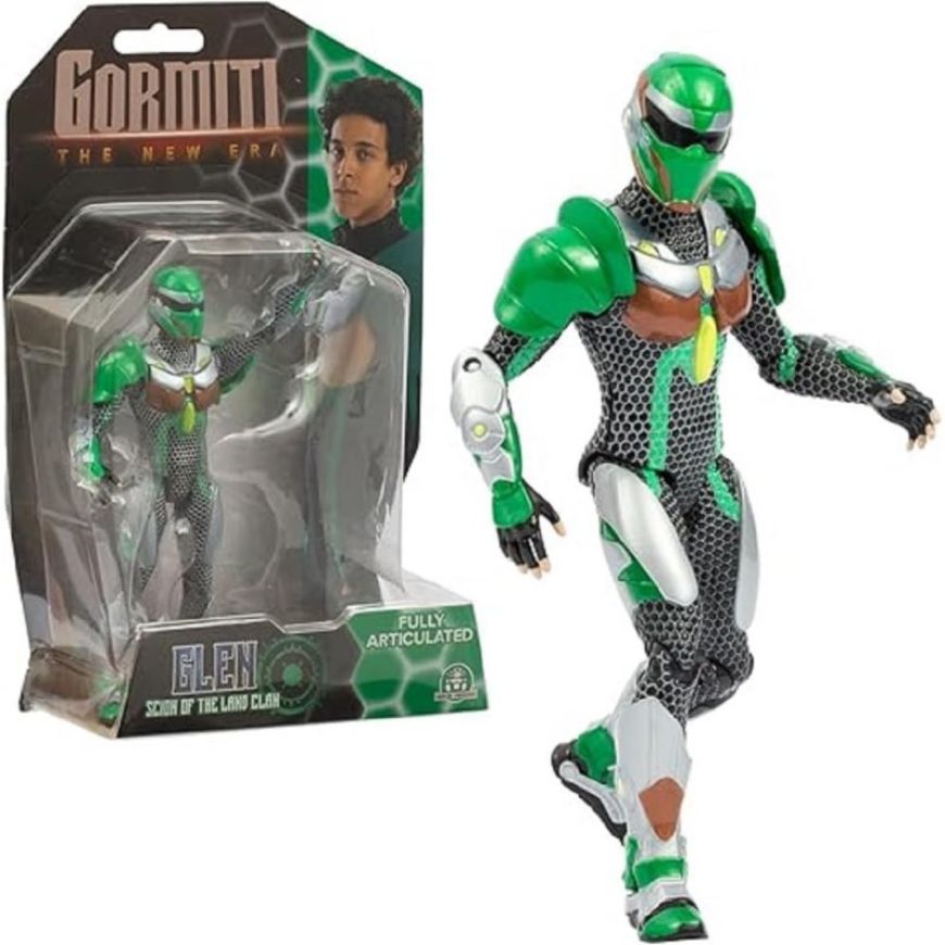 Immagine di GORMITI GLEN, Scion Del Clan Della Terra Glen, Action Figure 15 Cm Articolato, Personaggio Gormiti Con Armatura Effetto Silver