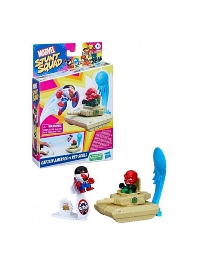Immagine di MARVEL STUNT SQUAD PICCOLO Marvel Stunt Captain America VS Red Skull