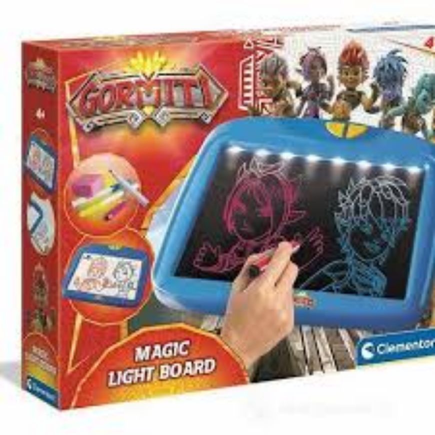 Immagine di LAVAGNA GORMITI, Gormiti - Lavagna Effetti magici - Lavagna LED Luminosa, ioco Creativo Lavagna cancellabile - Set Disegno per Bambini
