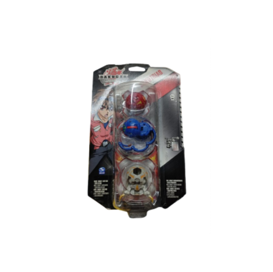 Immagine di BAKUTRIAD Set 3 bakugan con 6 carte abilità