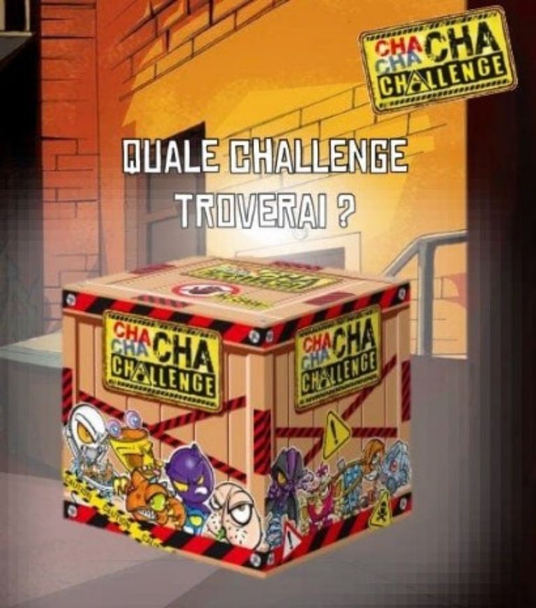 Immagine di CHA CHA CHALLENGE, Mini game da collezionare, con sticker e card, 3 livelli di difficoltà per ricreare le più famose del web