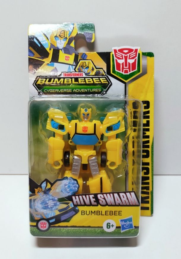 Immagine di TRANSFORMERS BUMBLEBEE MINI Transformers Bumblebee Cyberverse Adventures Action Attackers Scout Class Bumblebee Action Figure, Hive Swarm Action Attack