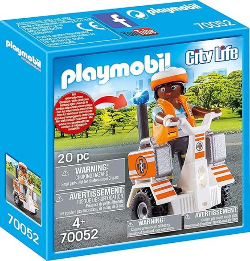 Immagine di PLAYMOBIL 70052 City Life, Balance Scooter Emergenze