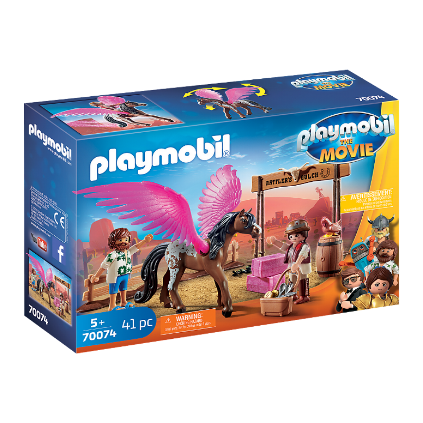 Immagine di PLAYMOBIL MOVIE HE MOVIE MARLA E DEL CON CAVALLO ALATO 70074