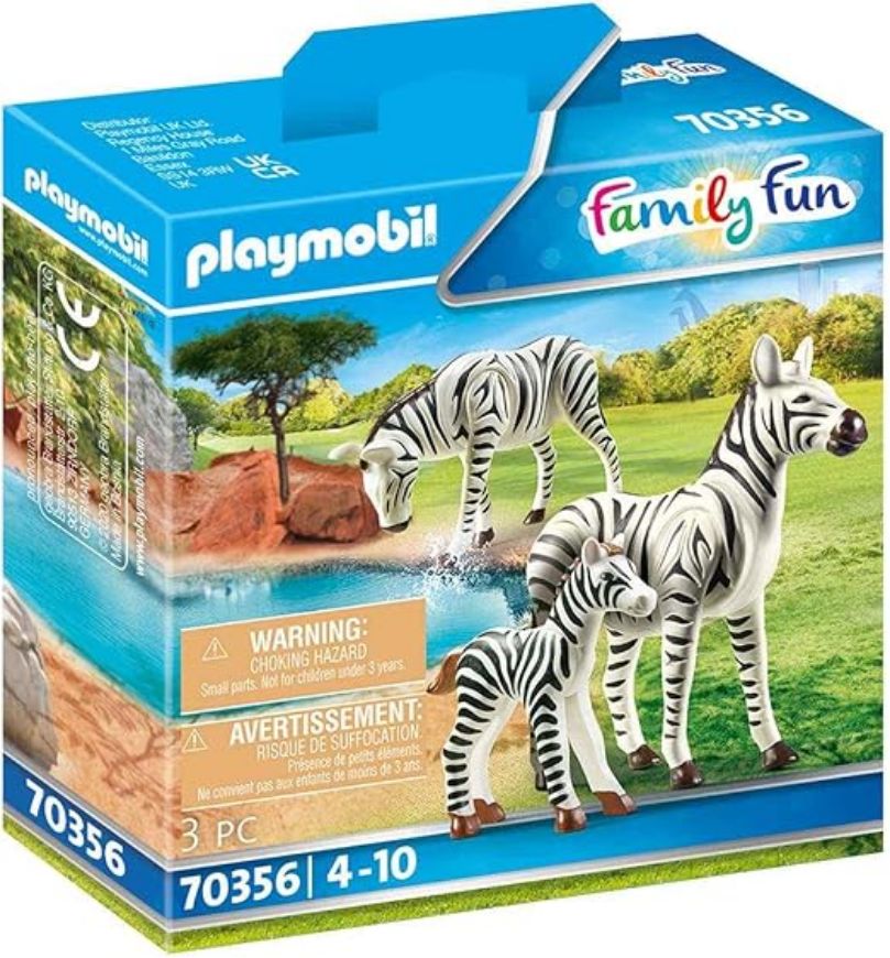 Immagine di PLAYMOBIL ZEBRA 70356, Famiglia di Zebre