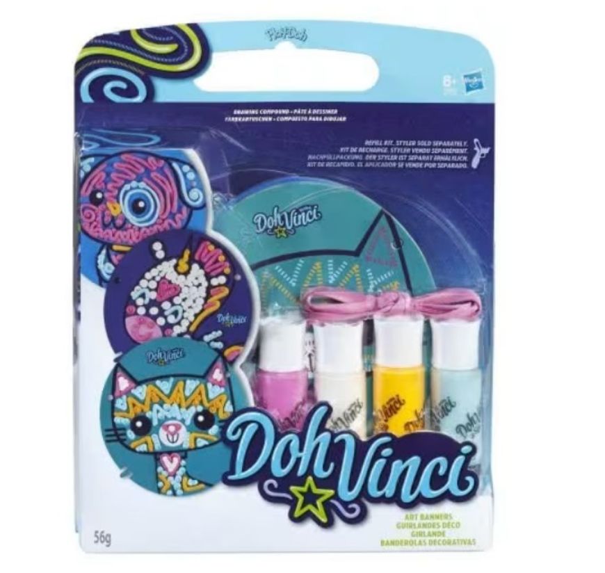 Immagine di DOH VINCI BANNER + 4 RICARICHE Gioco Creativo