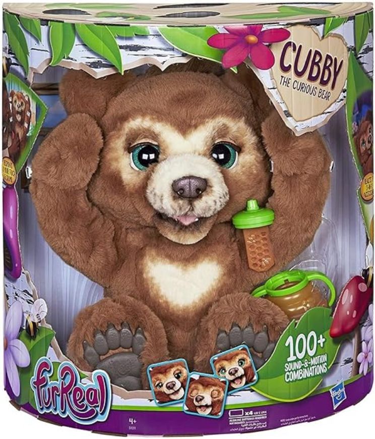 Immagine di CUBBY furreal friends cubby the curious bear, interactive plush toy