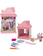 Immagine di FUZZIKINS, I Colora Cuccioli CASETTE, Il Soggiorno Dell'Ippopotamo, cuccioli da colorare, lavare e ricolorare