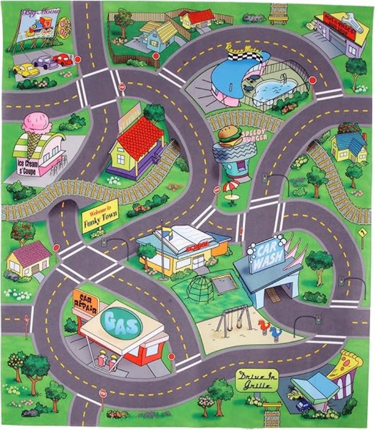Immagine di PLAYMAT WORLD Dickie Spielzeug Playmat World - Tappeto di Gioco