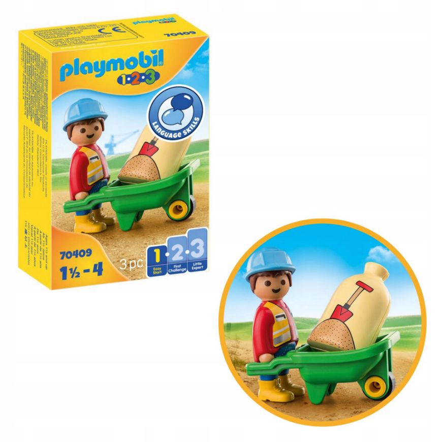 Immagine di PLAYMOBIL 123 70409, Operaio Edile