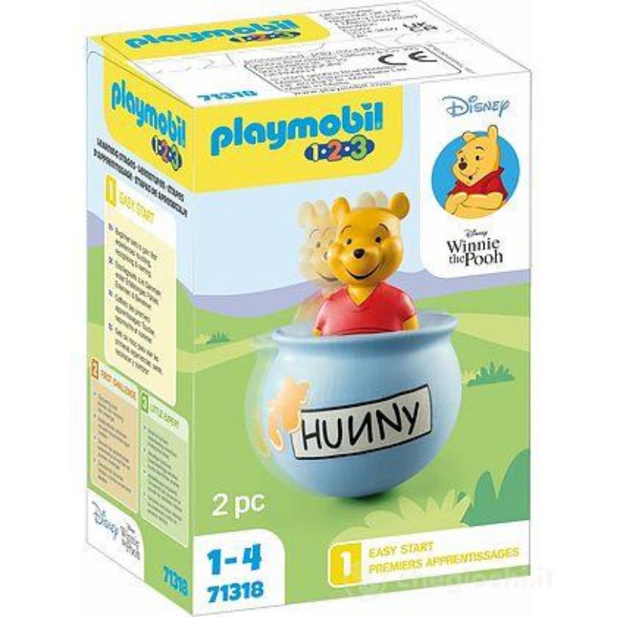 Immagine di PLAYMOBIL WINNIE 1.2.3 & Disney 71318 Winni e Il vasetto di Miele, playset per Far Scoprire ai Piccoli Le funzioni Base