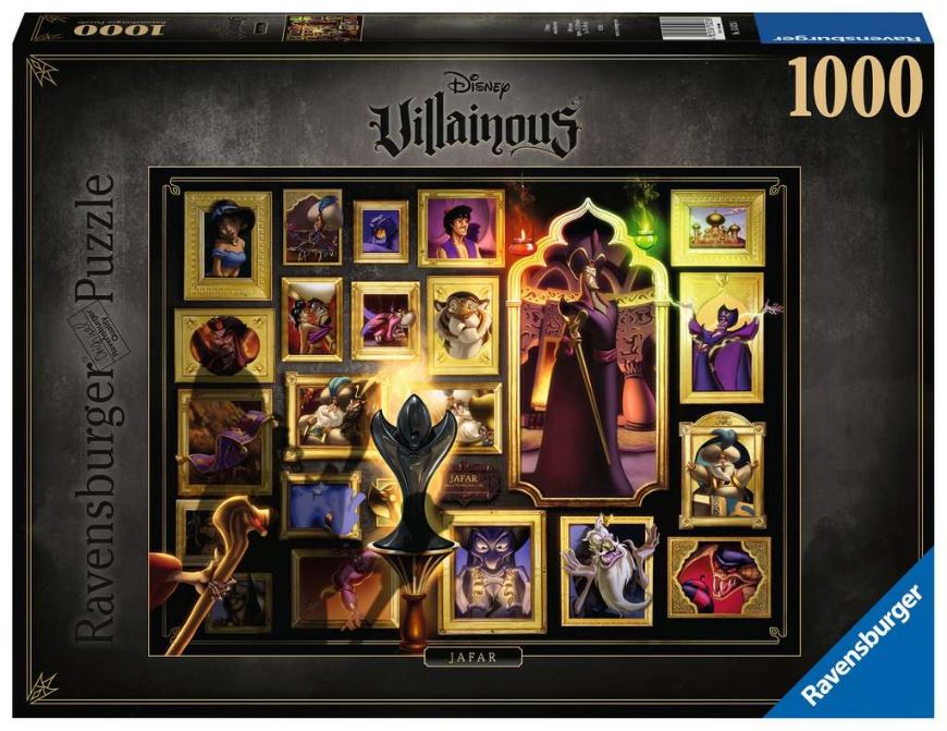 Immagine di VILLAINOUS Ravensburger - Puzzle Villainous: Jafar, Collezione Villainous, 1000 Pezzi