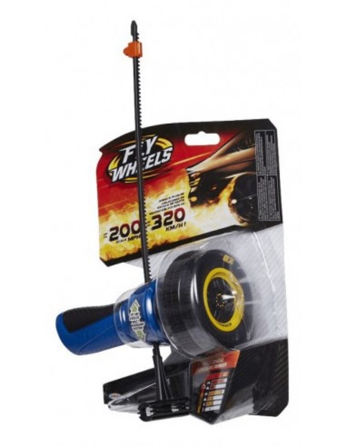 Immagine di FLY WHEELS 200 MPH Volani confezione singola pneumatici cromati azzurro chiaro