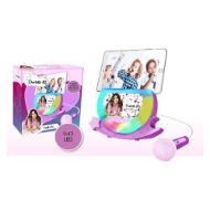 Immagine di CHARLOTTE CANTA TU, il karaoke portatile che ti permette di cantare con Charlotte, con luci led, Multicolore